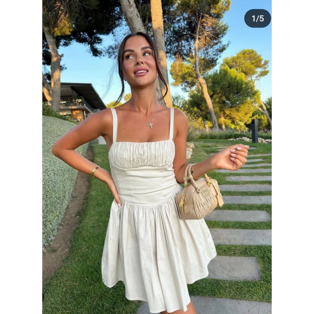 Zara Voluminous Mini Dress Size S L XXL